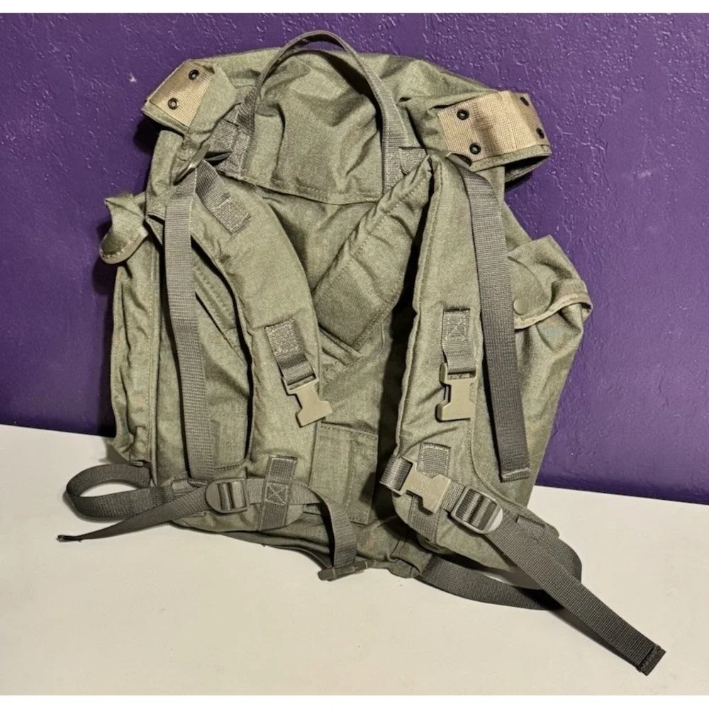 VTG 1993 Wittock Industry Olive Dutch Military Backpack Day Ruck Army Air Force